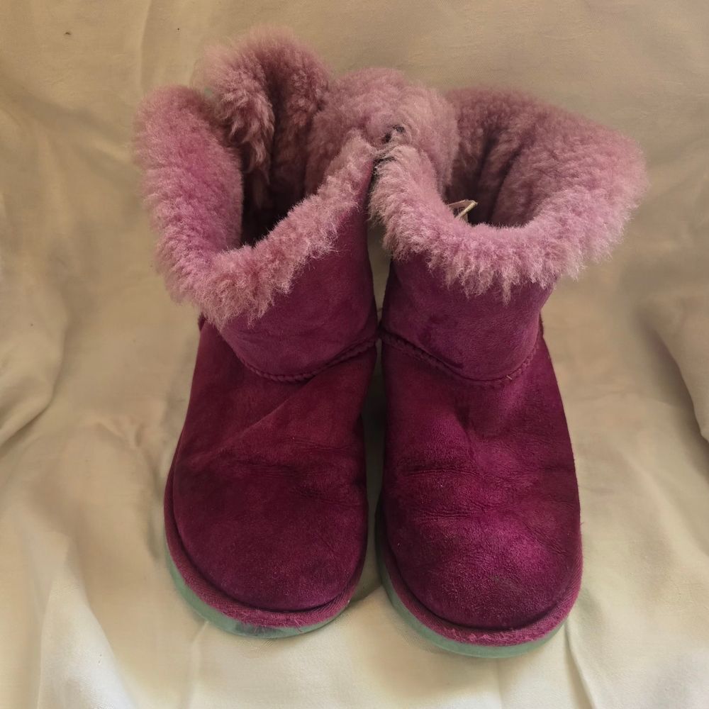 Authentic UGG Plush Purple Boots - Picture 1 of 4
